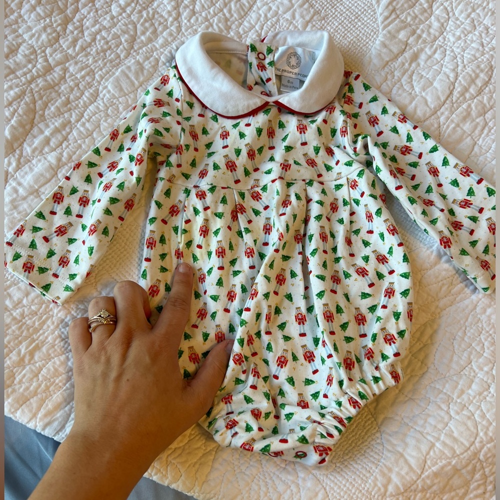 The Proper Peony Nutcracker Christmas Bubble